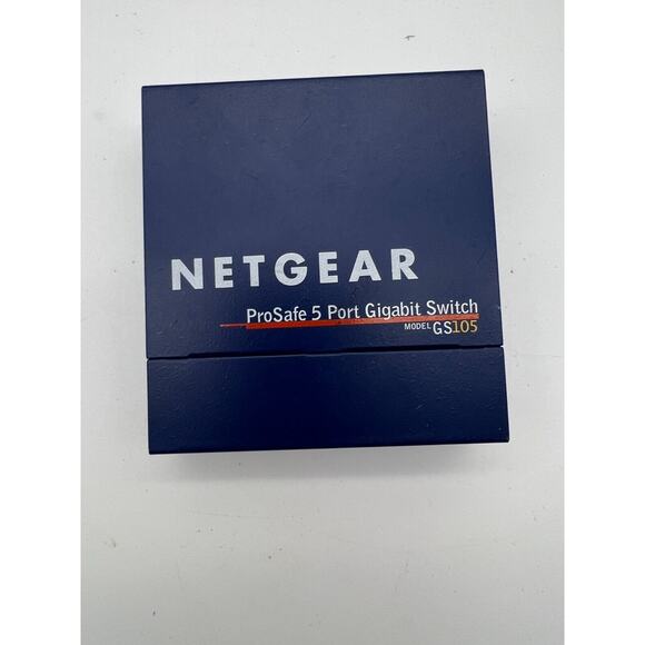 NetGear ProSafe GS105 - 5 Port Gigabit Ethernet Switch - No AC Power Cord Used - Picture 1 of 4